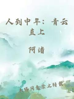 人到中年：青云直上